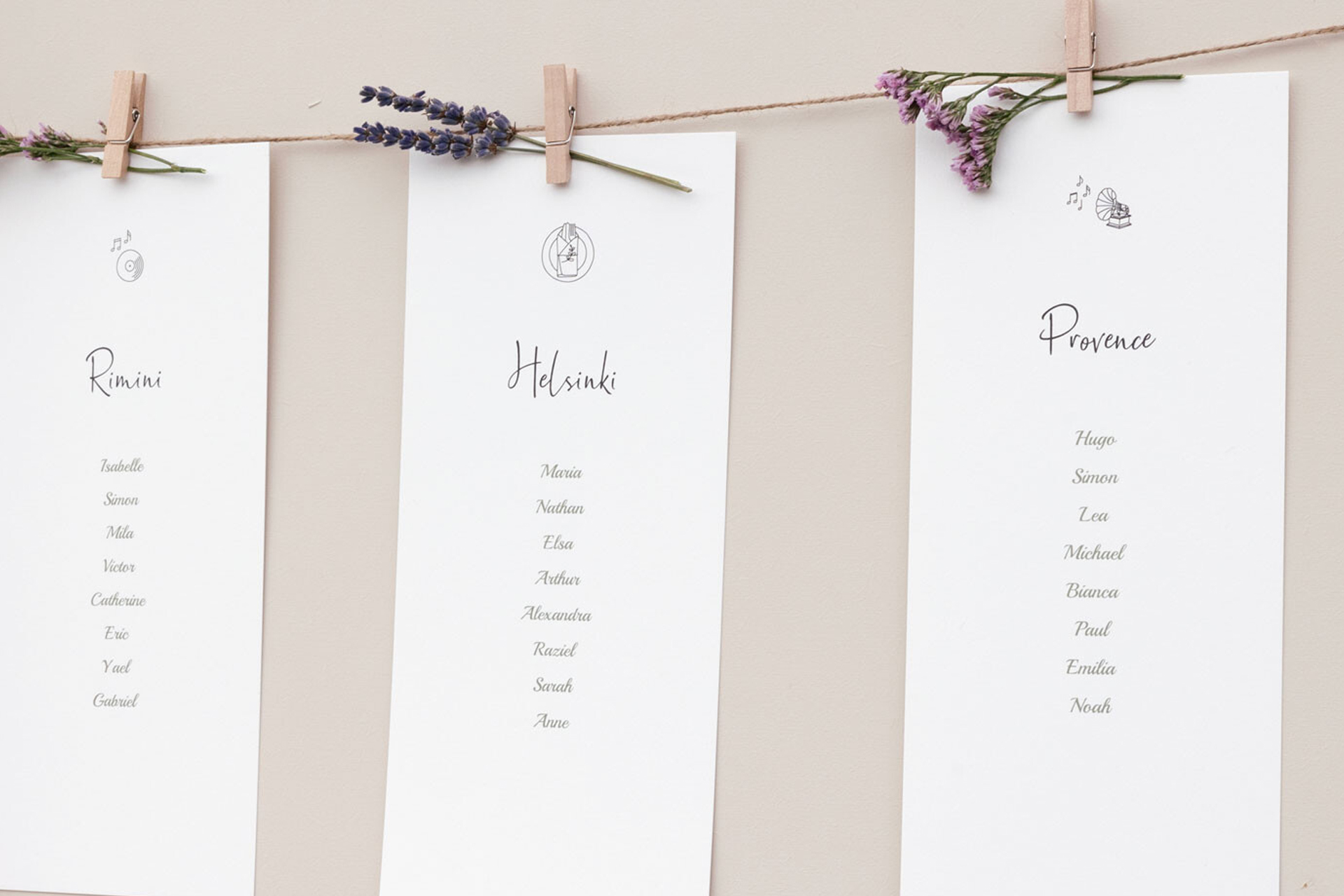 Plan de table mariage chic : Idées et conseils - Mariage de Miel